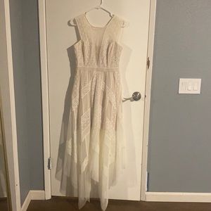 BCBGMAXAZRIA HANDKERCHIEF DRESS